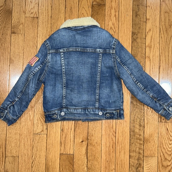 Polo Sherpa Lined Denim Jacket-4T - Picture 2 of 5